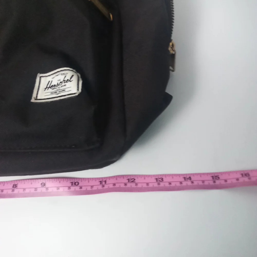 Herschel Supply Company Black Backpack Modern Minimalist Design
